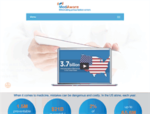 Tablet Screenshot of medaware.com